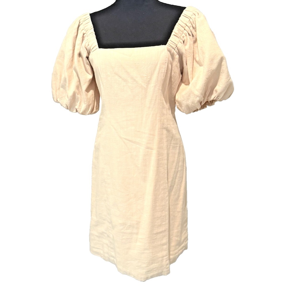 SNDYS Tuscany Dress On/Off Sholde Puff Larg Milkmaid Bodycon Cottagecore Revolve